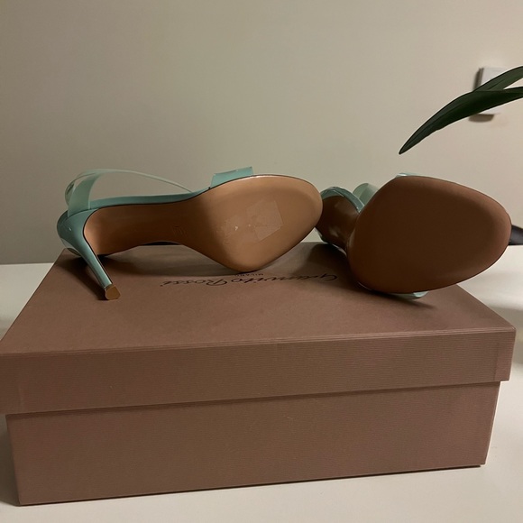 Brand new never worn Gianvito Rossi Metropolis PVC Slingback Sandals. - Picture 6 of 7